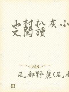 山村扒灰小说全文阅读