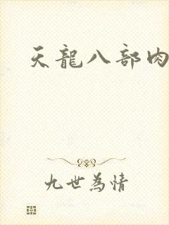 天龙八部肉集封面