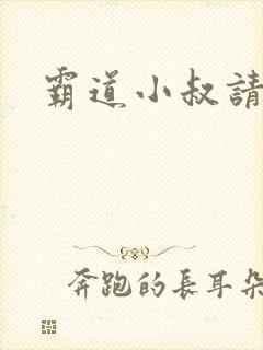 霸道小叔请轻撩