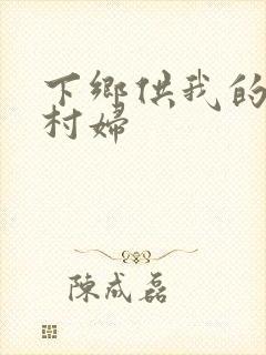 下乡供我的发泄村妇封面