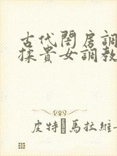 古代闺房调教h揉贵女调教记