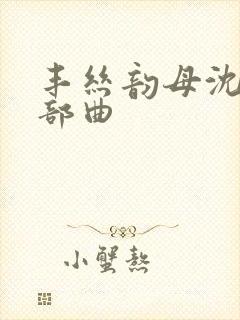 丰丝韵母沈蓉三部曲