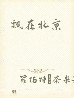 飘在北京封面