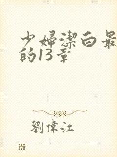 少妇洁白最刺激的13章封面