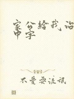 家公给我治疗5中字