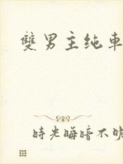 双男主纯车骨科