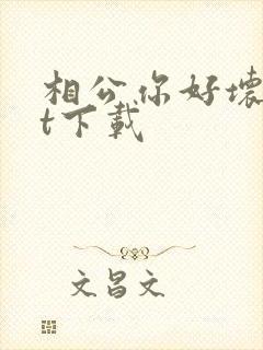 相公你好坏txt下载