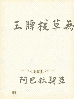 王牌校草无限爱
