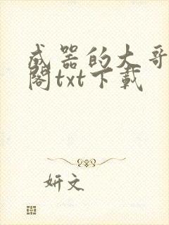 成器的大哥笔趣阁txt下载