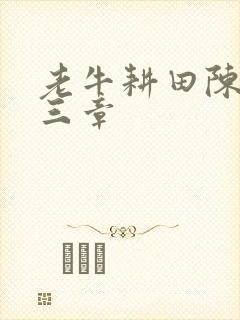 老牛耕田陈雪第三章