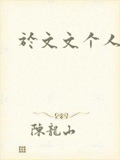 于文文个人简历