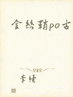 金丝鞘po古言封面