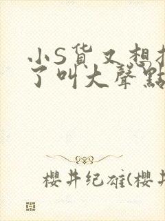 小S货又想挨C了叫大声点小