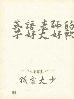 英语老师的小兔子好大好软水