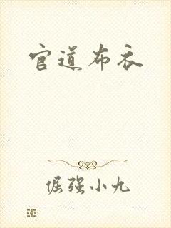 官道布衣封面