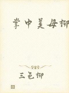 掌中美母柳玉茹