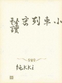 秘密列车小说阅读