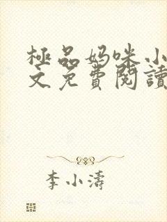 极品妈咪小说全文免费阅读封面