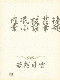 催眠校花后的日常小说笔趣阁