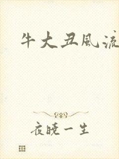 牛大丑风流记封面
