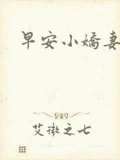 早安小娇妻封面