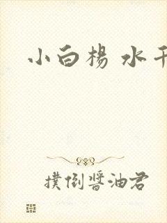 小白杨 水千丞