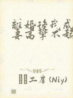 离婚后我成了前妻高攀不起的神