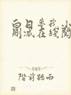 白日梦我小说无删减在线阅读