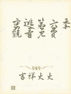 密逃第六季在线观看免费封面