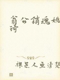 翁公销魂姚瑶琦琦