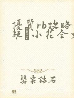 优质rb攻略系统寀小花全文免费阅读