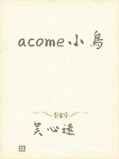 acome小鸟