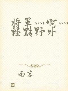 将军灬啊灬啊灬轻点野外封面