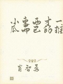 小东西才一根黄瓜而已的推荐书封面