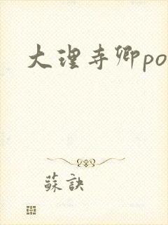 大理寺卿po封面