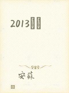 2013С˵封面