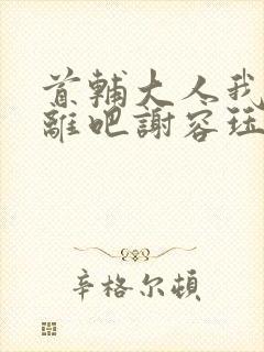 首辅大人我们和离吧谢容珏