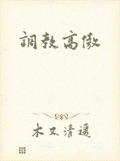 调教高傲