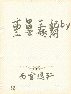 高昌王妃by黛玉笔趣阁