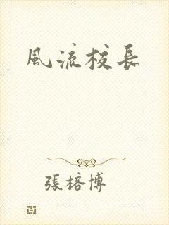 风流校长封面