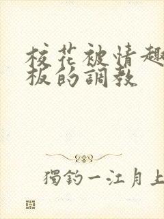 校花被情趣店老板的调教封面