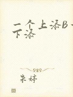 一个上添B一个下添