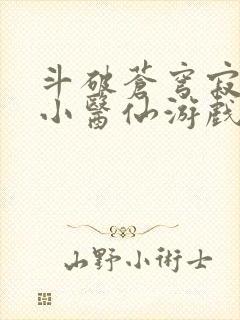 斗破苍穹寂寞的小医仙游戏世界