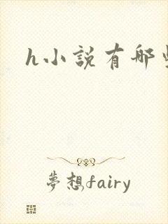 h小说有哪些封面