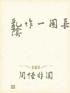 乱作一团长日光阴封面