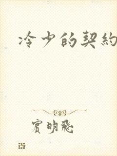 冷少的契约囚奴封面