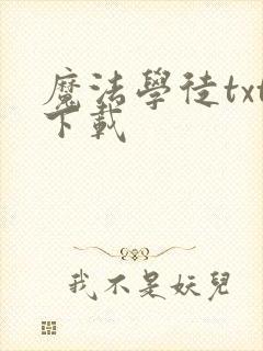 魔法学徒txt下载