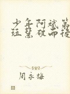 少年阿斌第二部珏慧破而后立