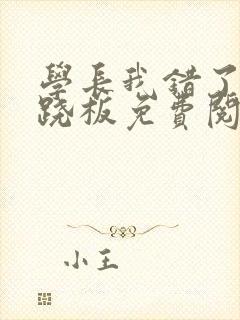 学长我错了 跷跷板免费阅读封面