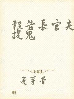 报告长官夫人在捉鬼